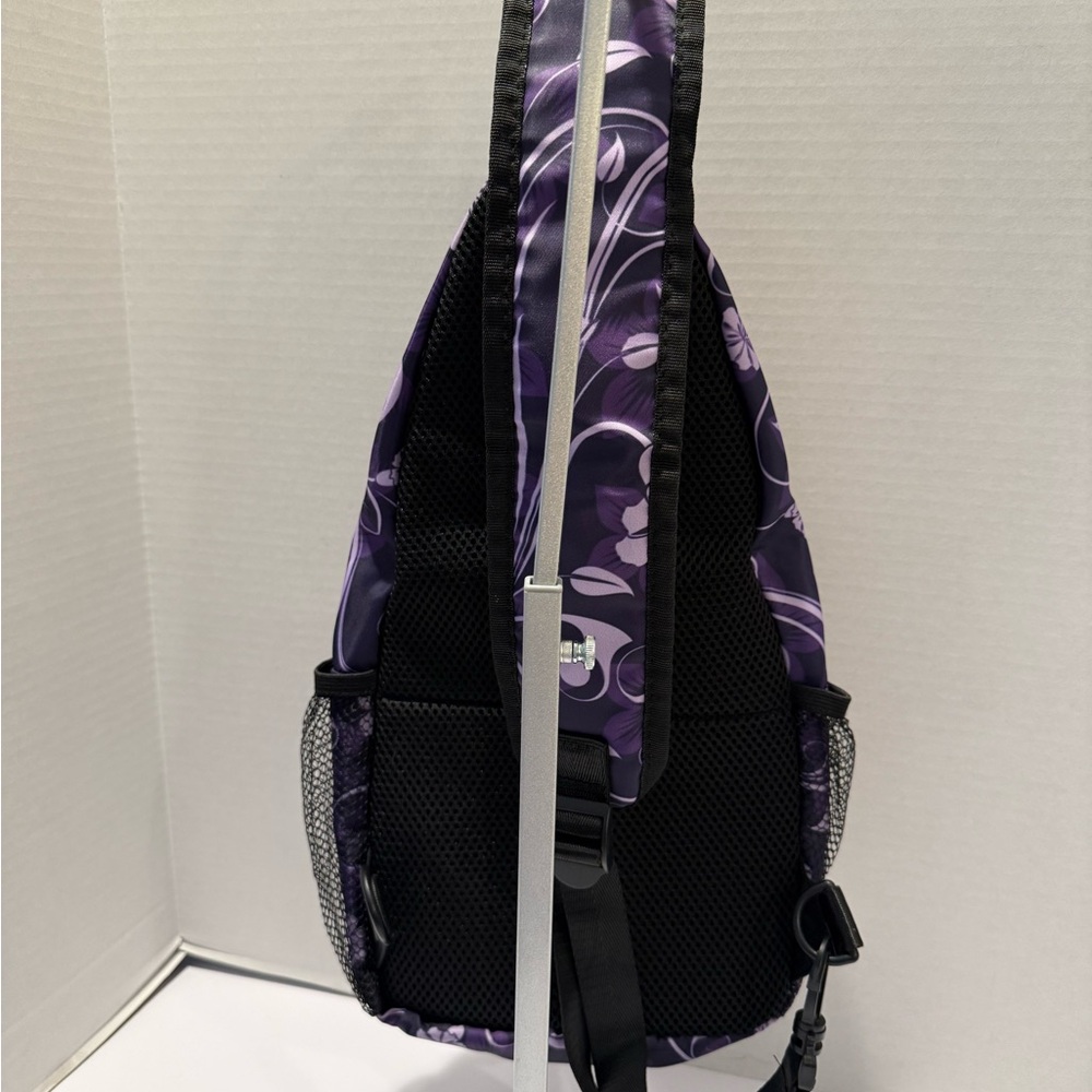 Like New!! Floral Purple Chest Sling Bag - Picture 4 of 15